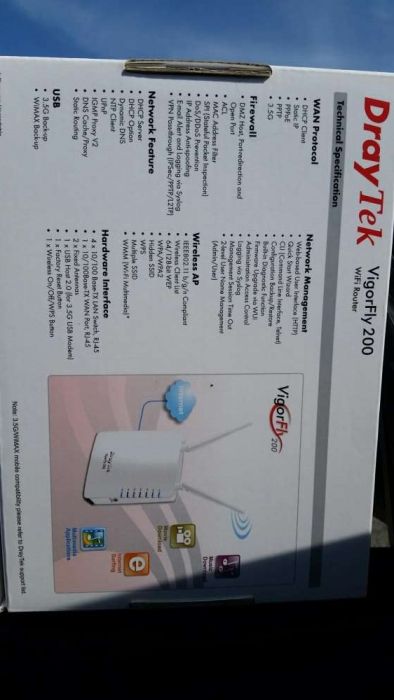 router 4g e wireless draytek vigorfly 200