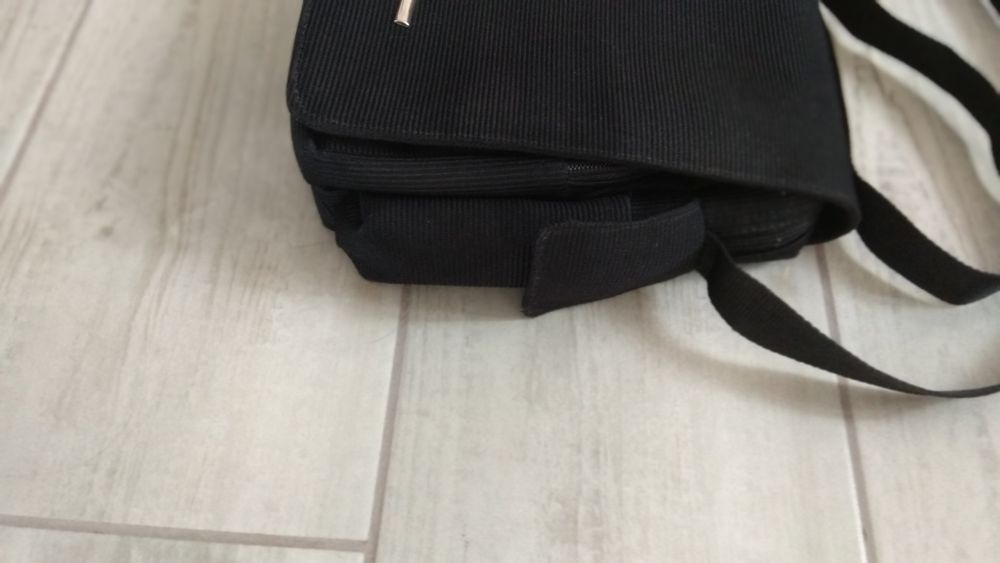 Torba listonoszka torebka czarna