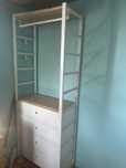 Ikea otwarta garderoba i komoda 2w1