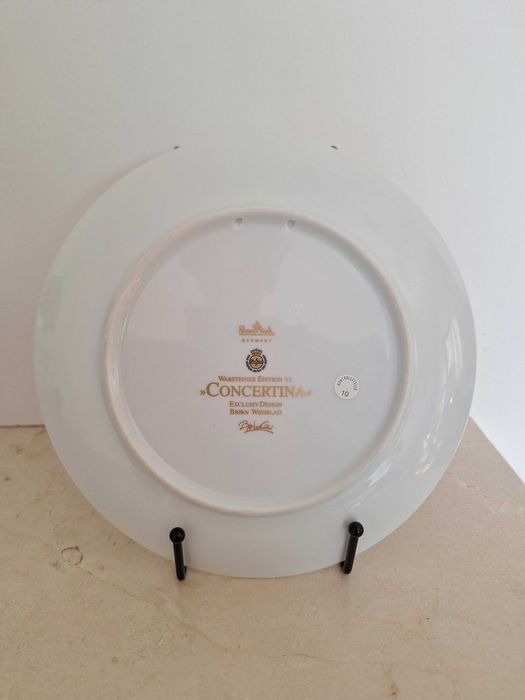 Talerz ozdobny Rosenthal Bjorn Winblad Concertina Warsteiner Edition92