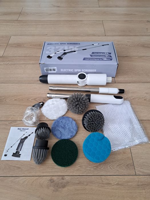 Szczotka Elektryczna 8w1 Do Czyszczenia Łazienki Kuchni Toalety Mop Ob