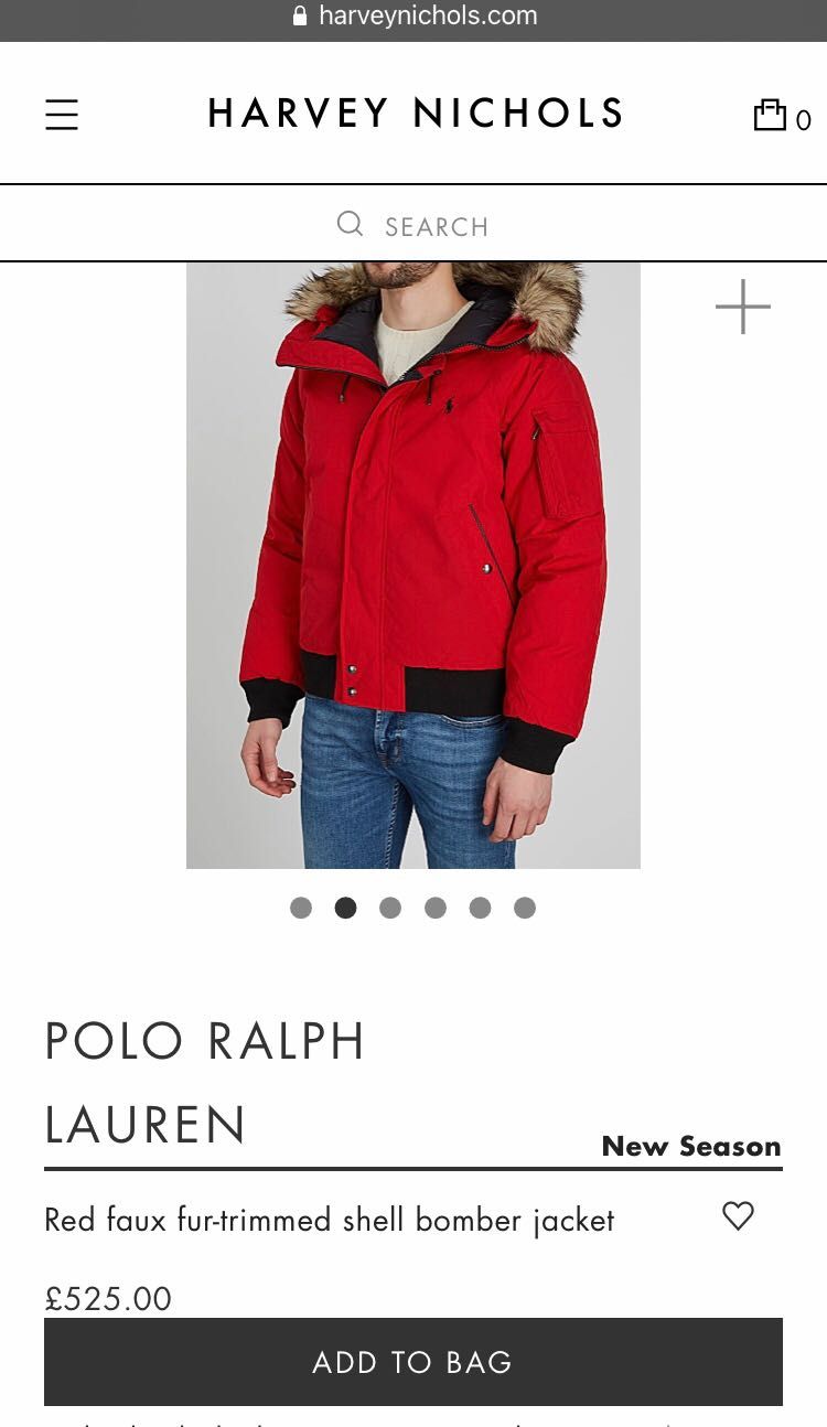 Polo Ralph Lauren мужская зимняя куртка(Оригинал)