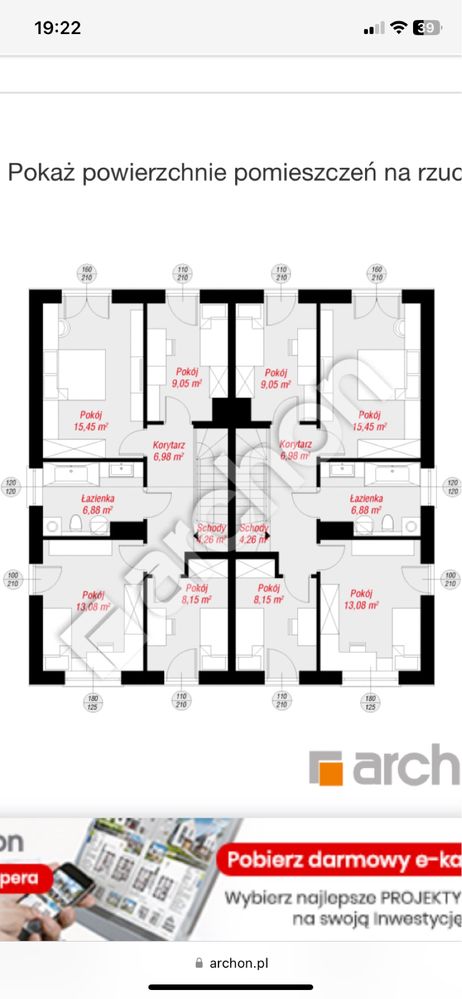 Dom typu Blizniak 105m2.  Działka 727m2