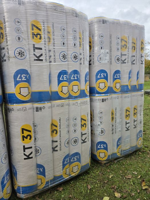 Wełna Isover 0.37 współczynnik ciepła 150 mm 4,2 m2 Transport  płatny