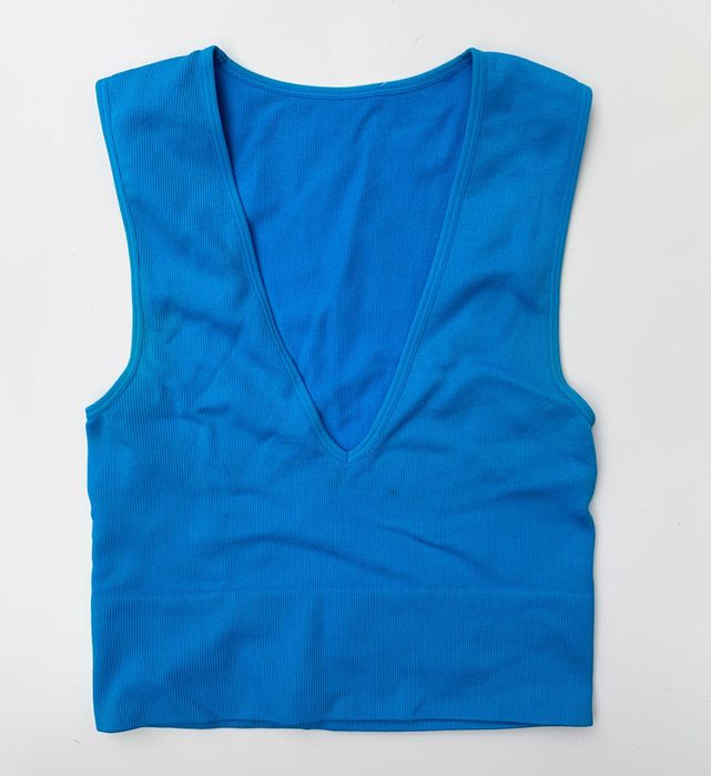 Top Biustonosz Sportowy Primark Niebieski 38 40 M L