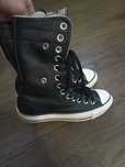 Кожаные converse ботинки