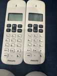 Telefon bezprzewodowy 2sztuki Philips D1612W/34 biały