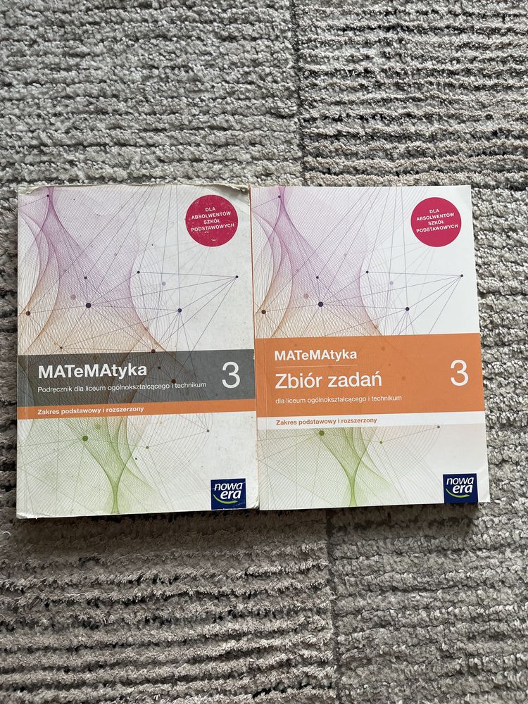 Podręcznik i Zbiór zadań Matematyka 3