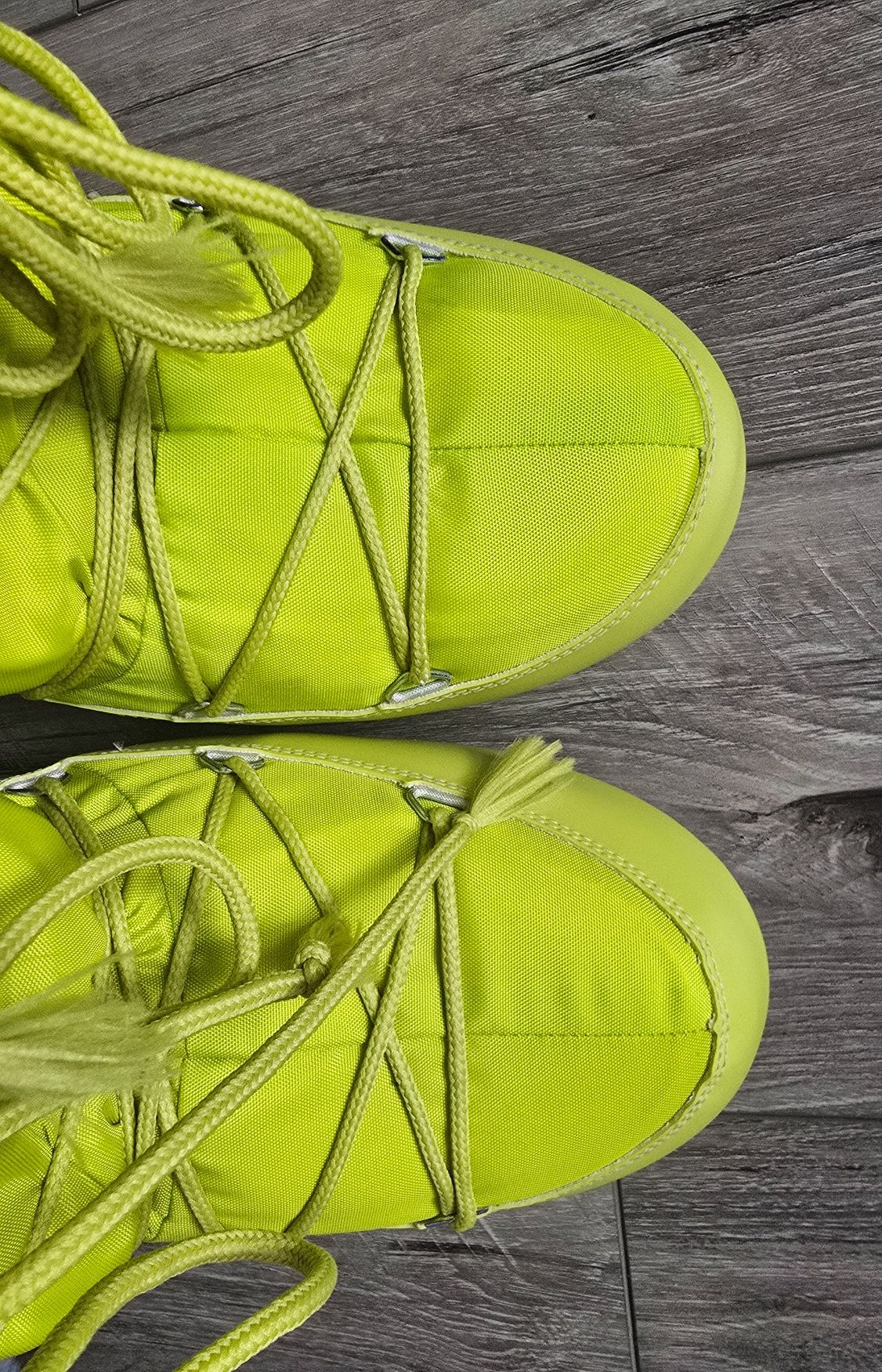 Moon Boot Nylon Limonkowe 35-38