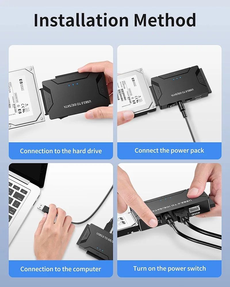 Posugear yyt-1 konwerter adapter usb 3.0 do ide i sata