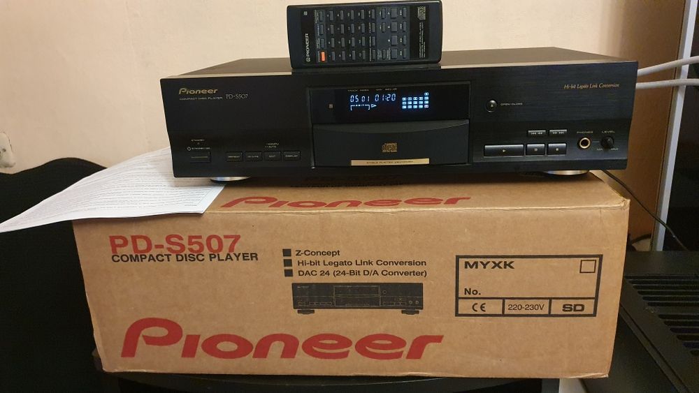 Odtwarzacz CD Pioneer PD-S507. Karton, papiery!Nowka sztuka!