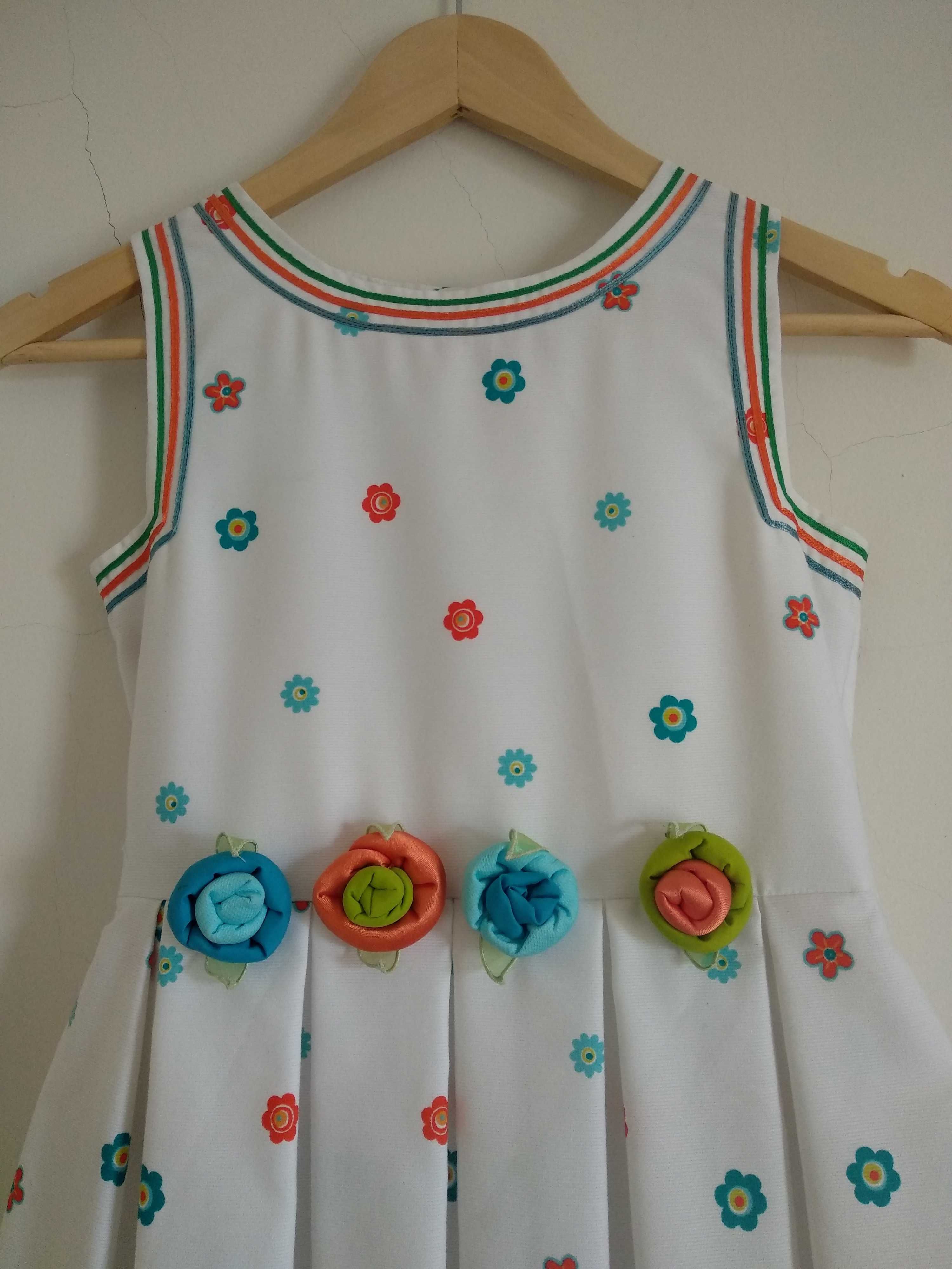 Vestido Floral Criança 12 Anos