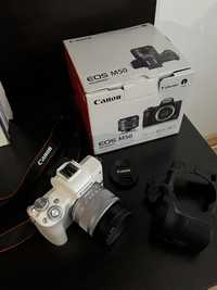 Canon EOS M50 ef-m15-45 is stm kit в білому кольорі