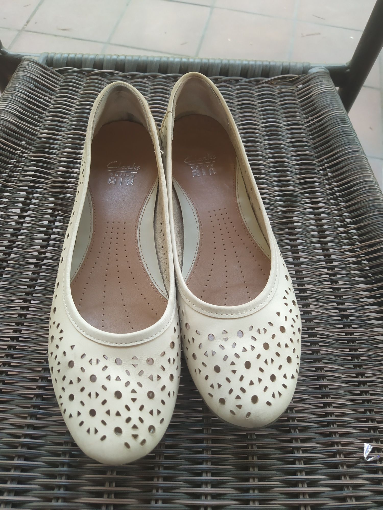 Clarks baleriny 38