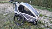 Queridoo KidGoo 1 - przyczepka rowerowa / wózek spacerowy dla dziecka