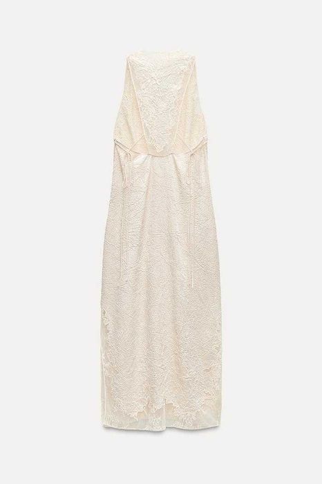 Платье сукня ночнушка zara мереживо кружево L-XL