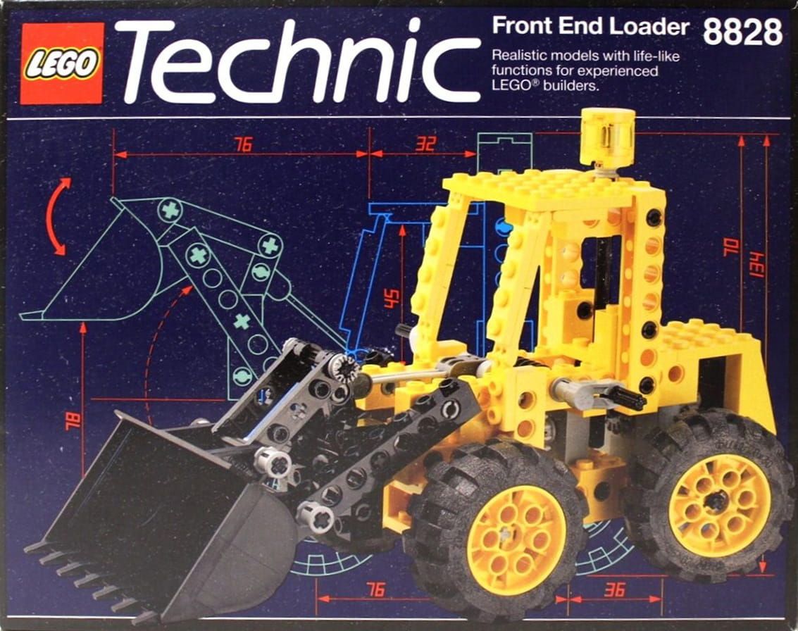 LEGO 8828 Front End Loader [Technic: Model: Construction] z instrukcją