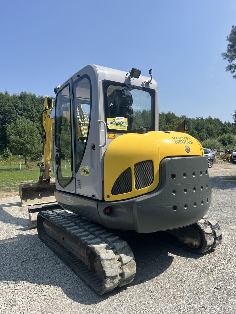 Koparka minikoparka Wacker neuson 6003 idelana 3lyzki
