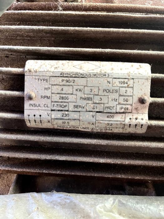 Kompresor olejowy D 270 X 270l 400V 3kW sprawny + nowa głowica