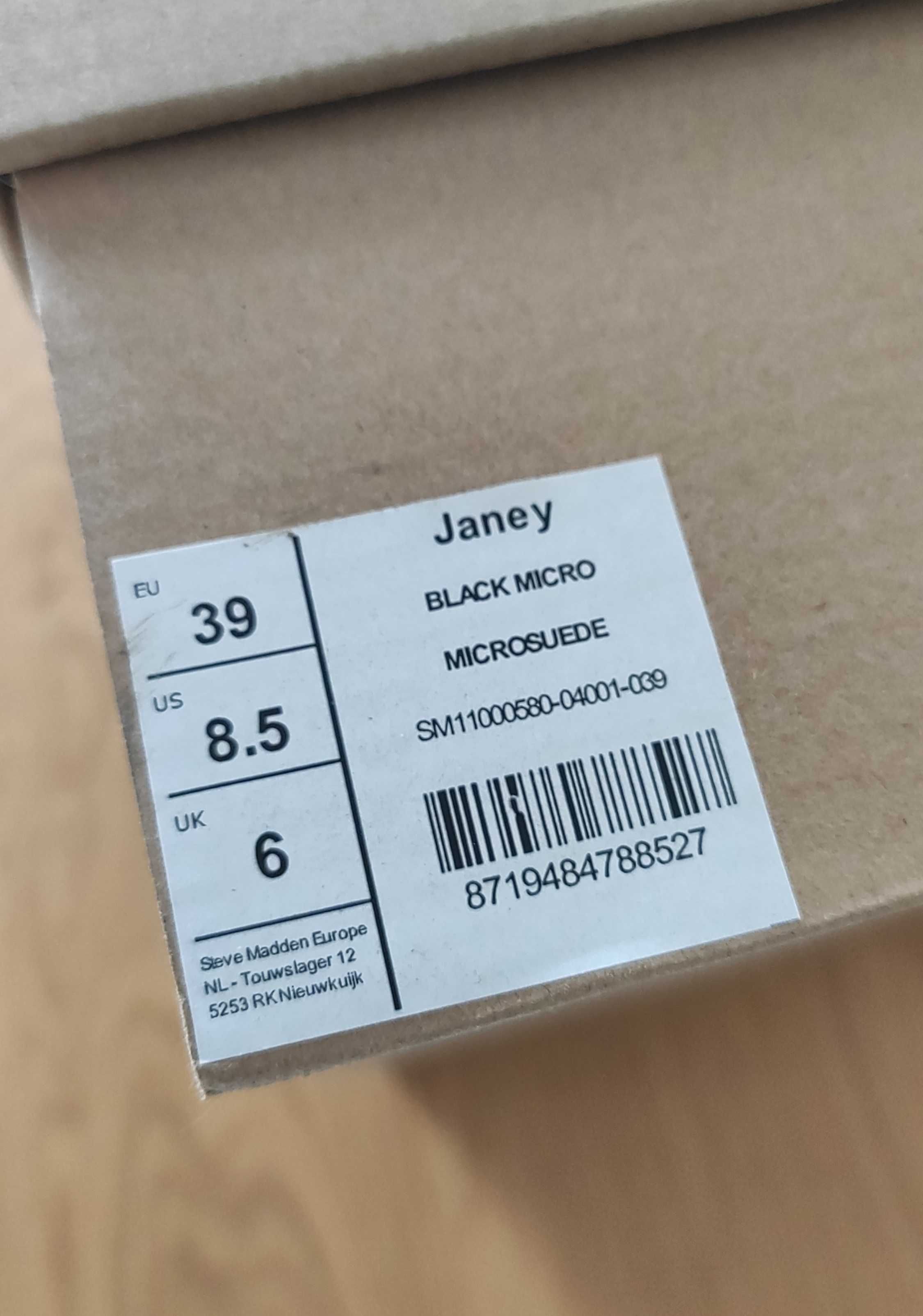 Czarne Muszkieterki Steve Madden 39 Długie kozaki za kolano