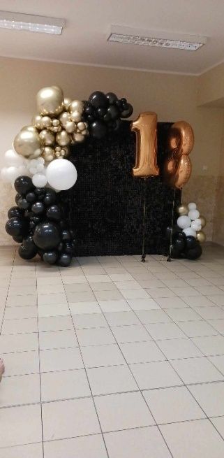 Ścianka  balonowa, dekoracje balonowe, Szydłowiec