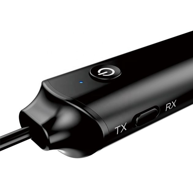 Аудіо адаптер Bluetooth 5.0 з акумулятором U&P B12S Black
