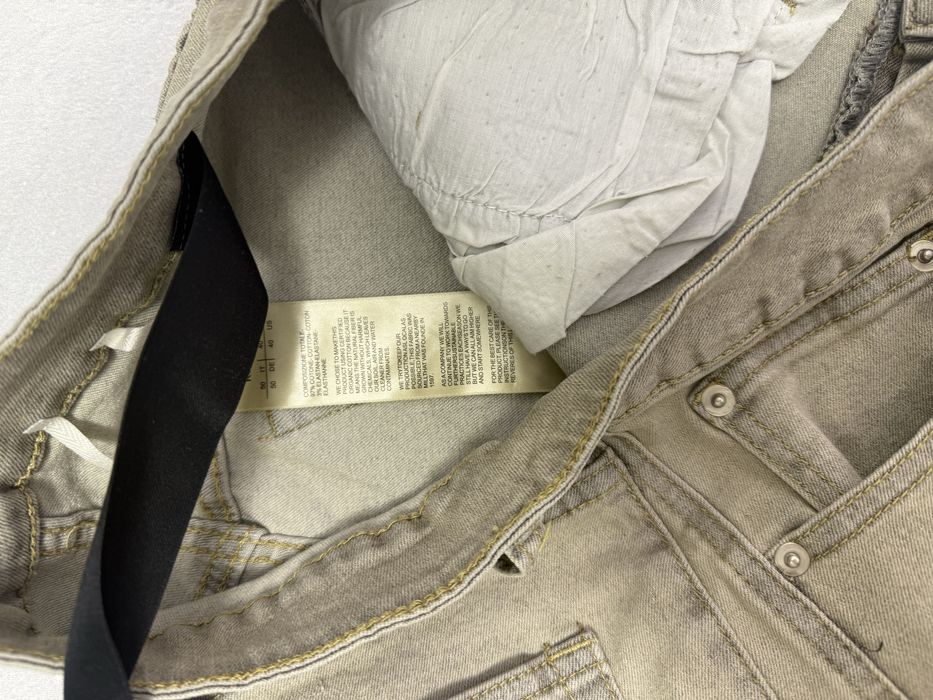 штаны джинсы клеш Rick Owens Flared Light brown jeans M L