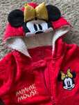 Macacão Quentinho de Casa da Minnie, Tam. 24-36M