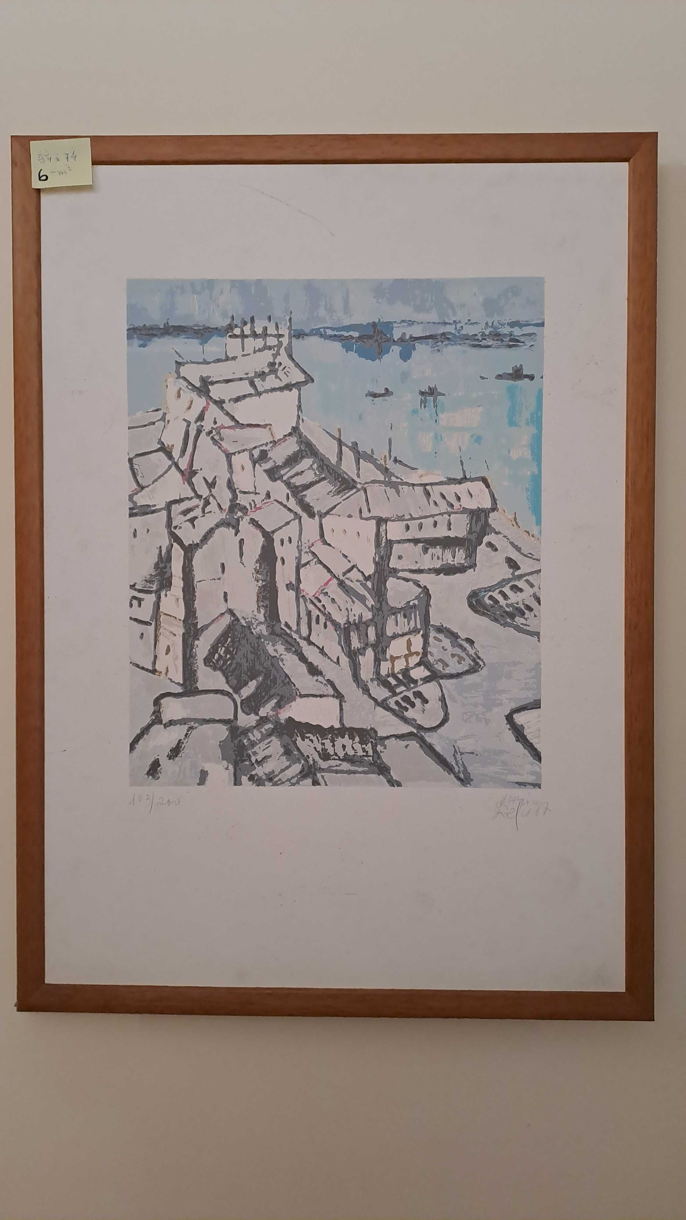 Lote de 6 Quadros, de diversos autores, bom preço