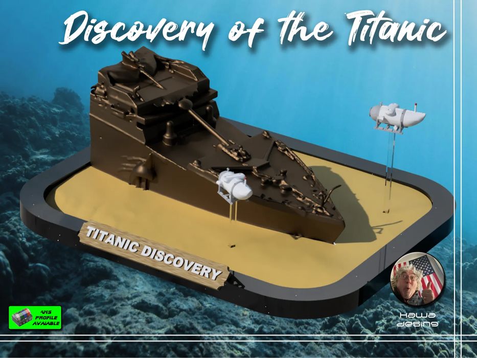 Diorama Descoberta do Titanic