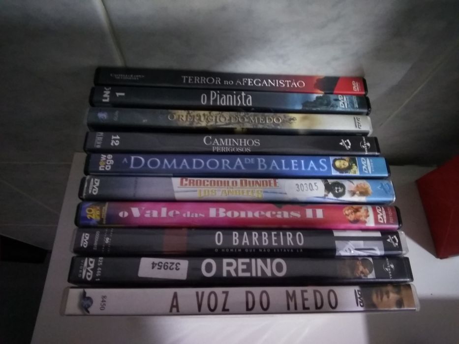 Lote de dez DVDs
