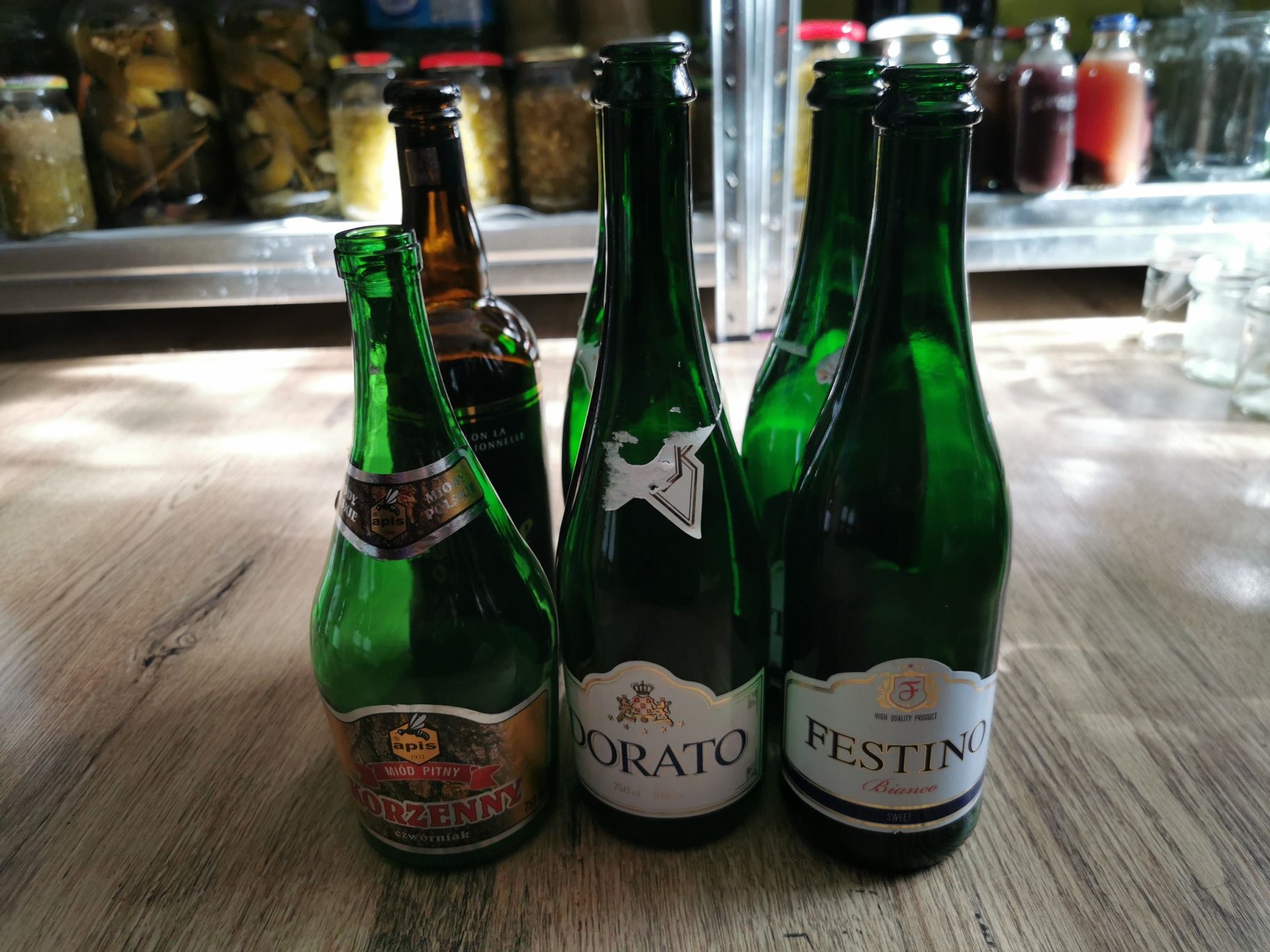 Butelki puste szklane 750 ml