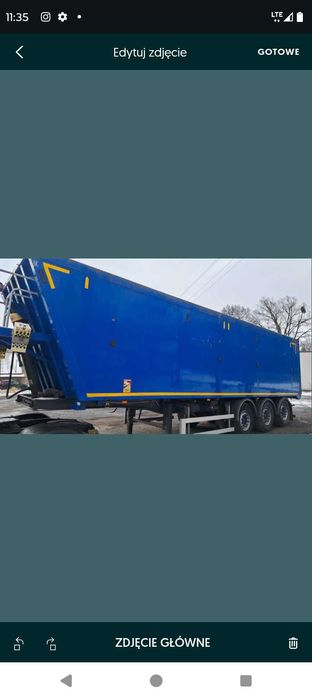 Naczepa wywrotka wynajem