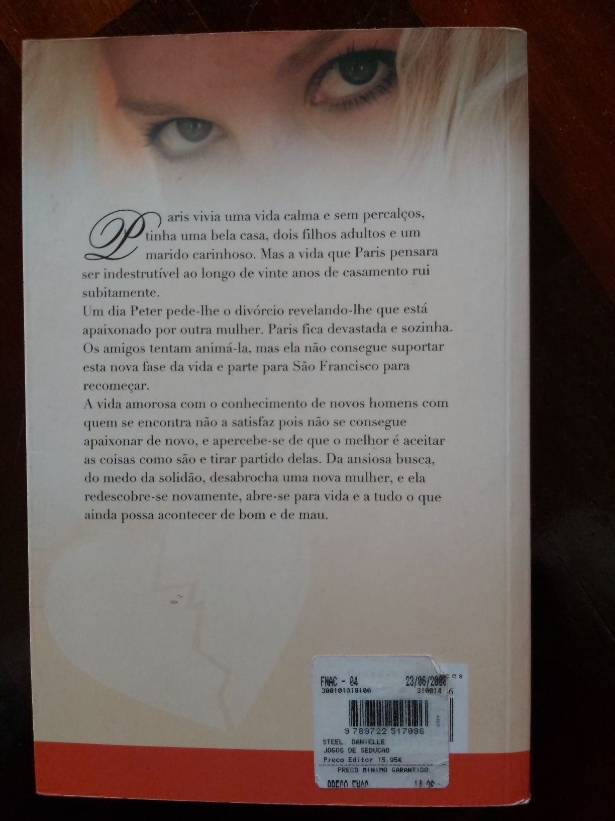 Livro "jogos de sedução" de Danielle Steel