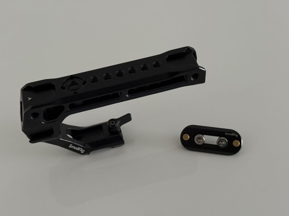 SmallRig Top Handle Lite + nato Rail | Como novo | Pack víd