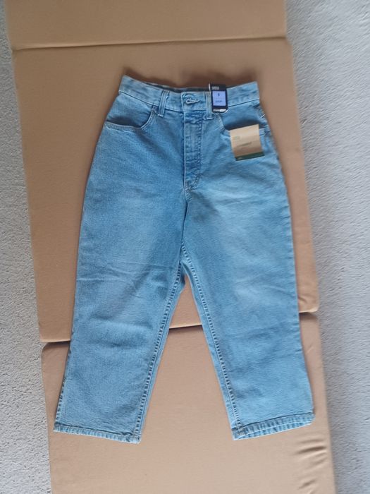 Rybaczki damskie jeansowe Marks&Spencer r.8