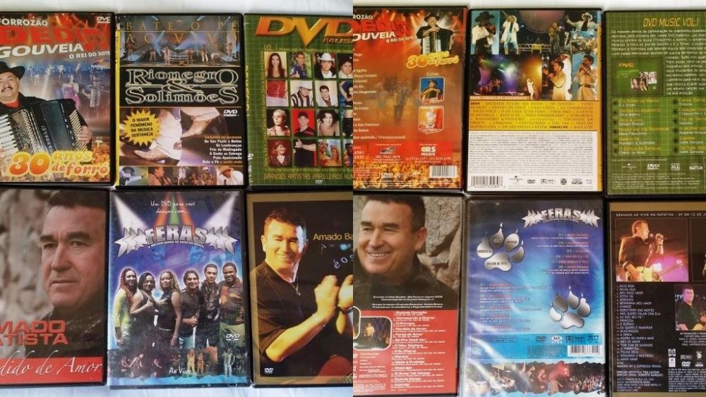 Música indígena + 8 Cd's Com Musica de Festa Alemã + DVDS Brasileiros