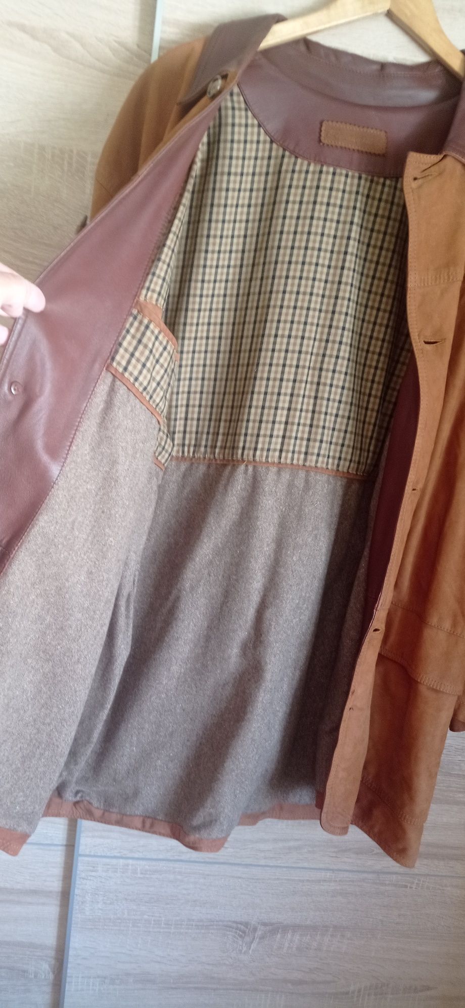Parka nobuck Emidio Tucci XXL como NOVA!