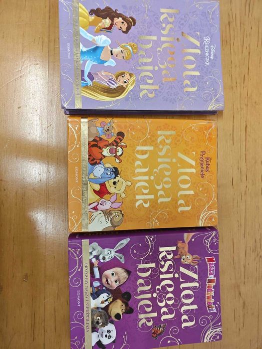 Złota księga bajek Disneya - 3 ksiegi