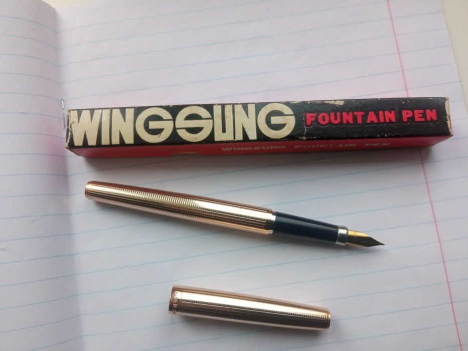 Колекційна ручка з позолотою Wing Sung 220