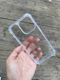 Capa iPhone 14 Pro transparente para pendurar