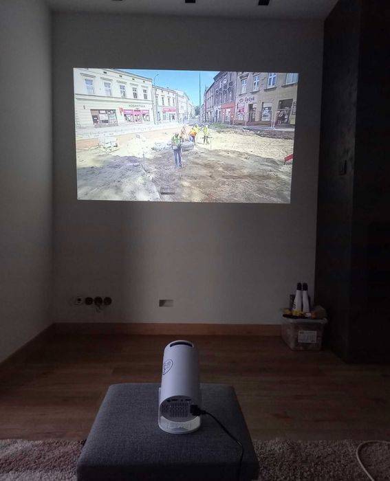PROJEKTOR ANDROID Smart TV Heelly WiFi 5GHz Kino domowe 4K