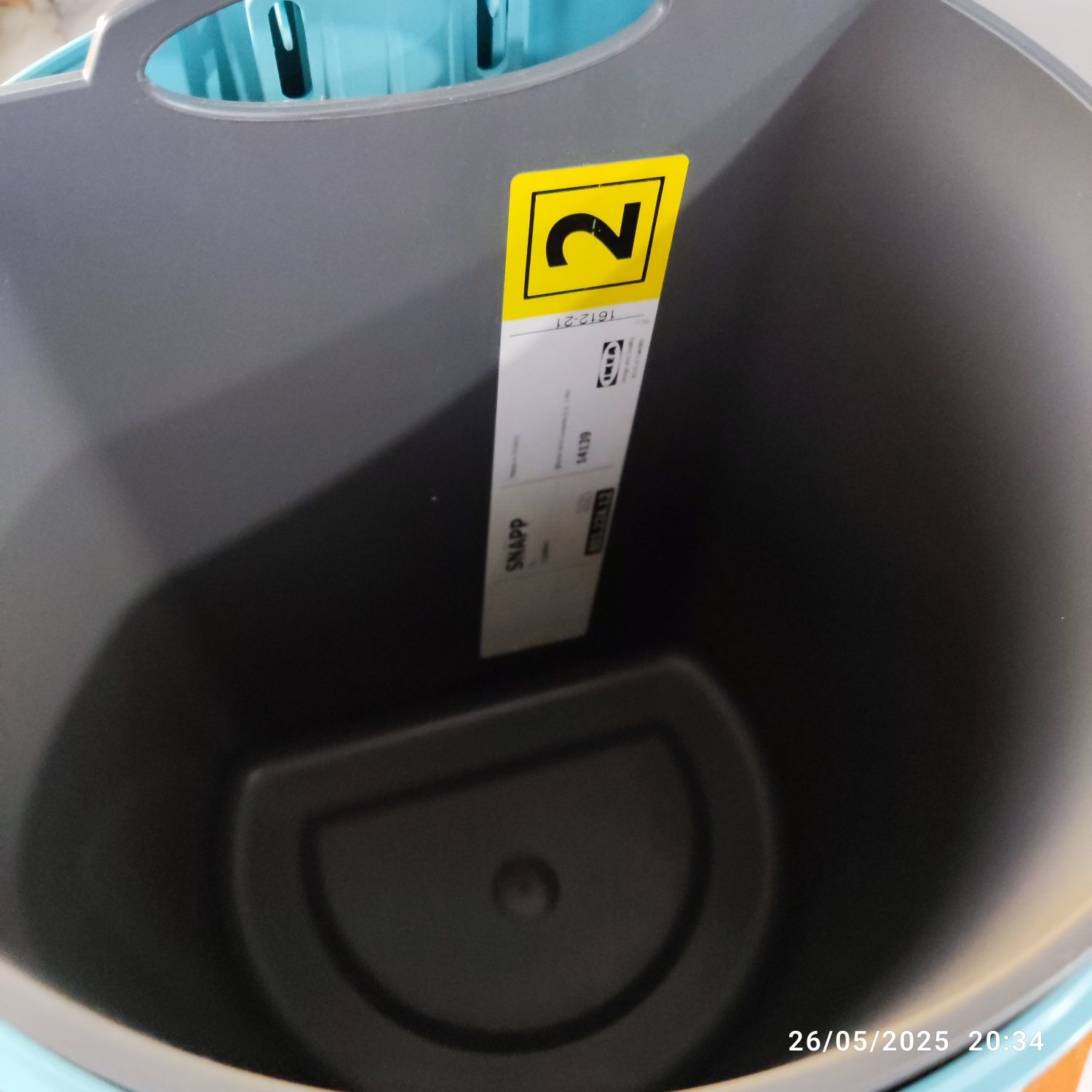 Conjunto 2 caixotes de lixo IKEA snapp 5l