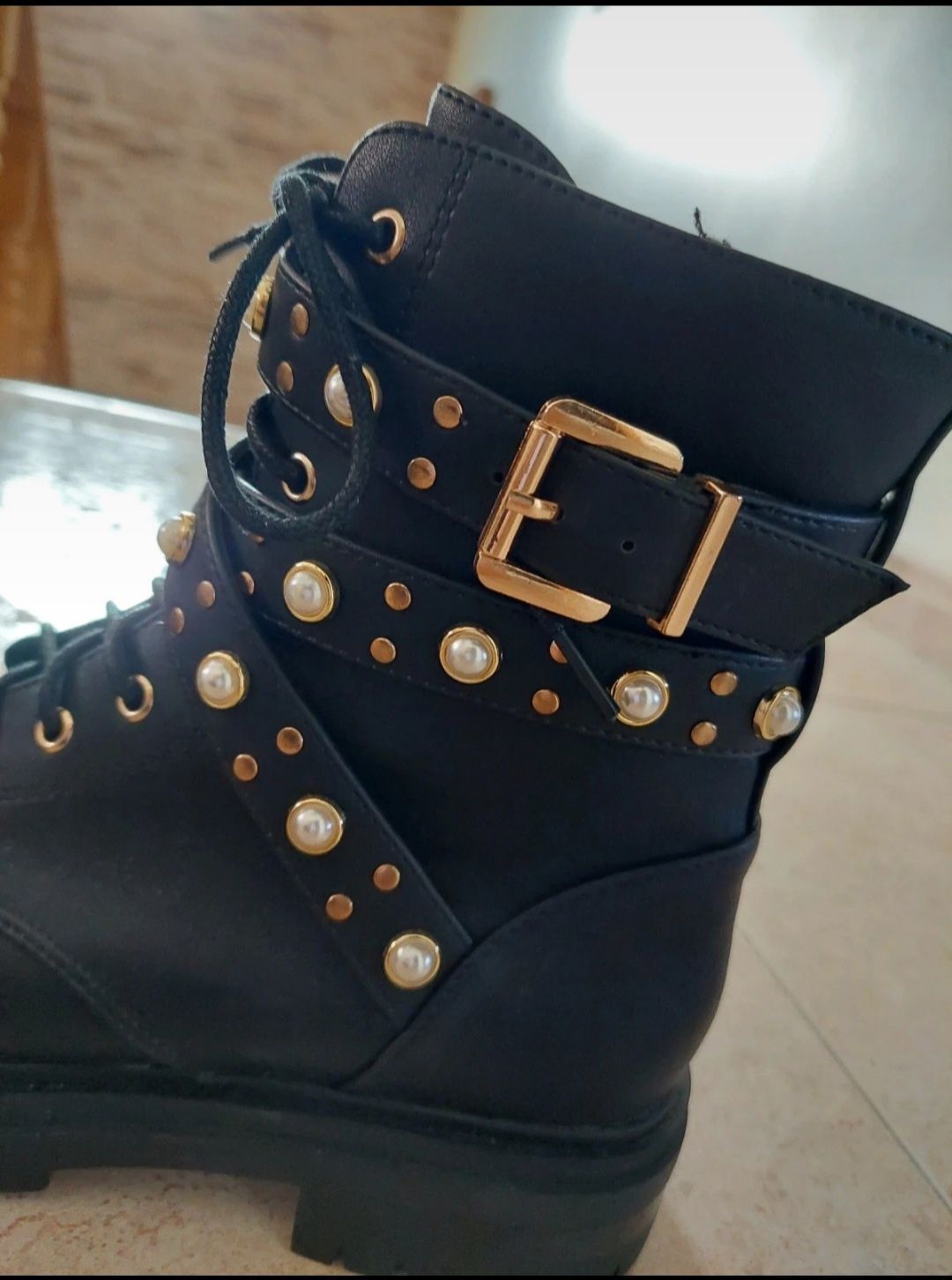 Botas pretas da La Redoute