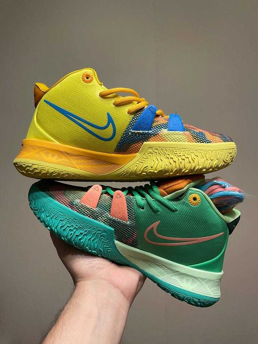 Кросівки Nike Kyrie 7 Green/Yellow premium