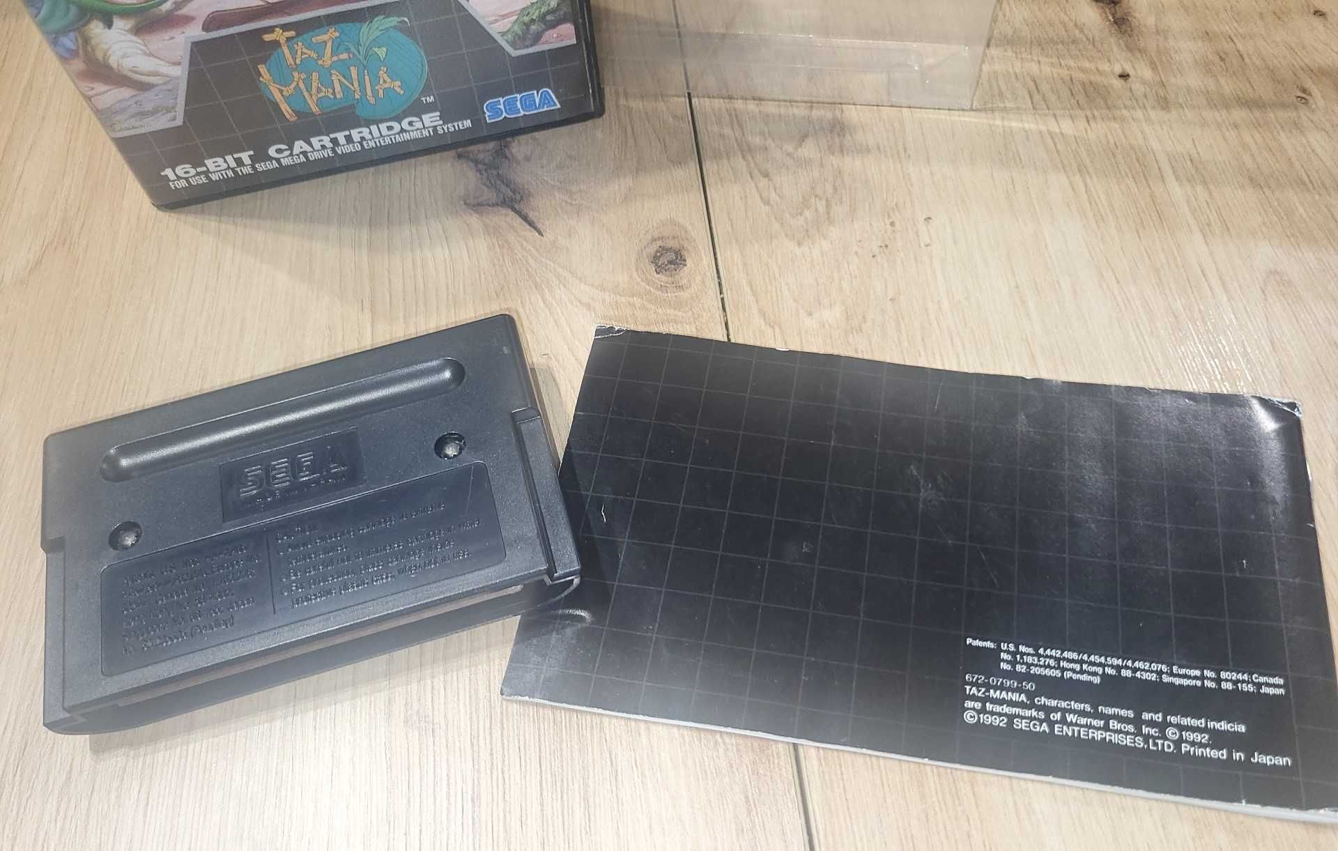 Gra Taz Mania - SEGA Mega Drive - DB+ stan Komplet +Protektor