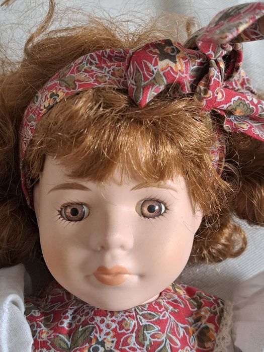 Lalka dekoracyjna. Kwiaciarka. Dekoracja. Hobby. Prezent. Zabawka.