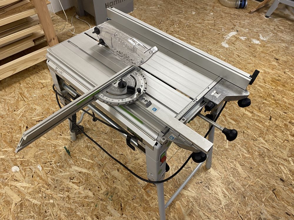 Pilarka stolikowa Festool CS 70 Precisio 2 przykładnice 3 tarcze