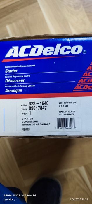 Rozrusznik Corvette C6