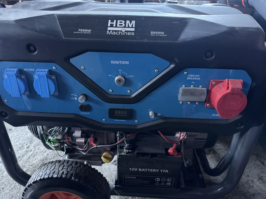 Генератор HBM Machines 8000W - 18 HP 8кВт
